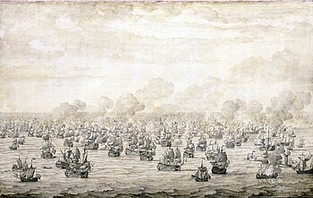Erste Seeschlacht von Schooneveld, Willem van de Velde der Ältere