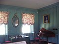 Parlor. Portrait of Margaret Stone is replica of one by Robert Edge Pine. July 2016