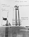 Turm von U-3008 kurz nach der Kapitulation 1945