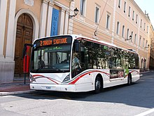 Biodiesel-betriebener Stadtbus in Monaco