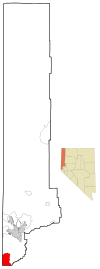 Location of Incline Village, Nevada