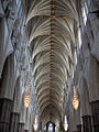Westminster Abbey, vaulting in nave
