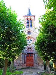 The church in Zommange