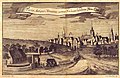 Leichnamsprozession aus Hannover heraus; Kupferstich um 1740