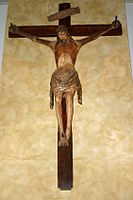 14th-century wood crucifix, Milan