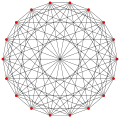 2{4}9, , with 18 vertices, and 81 edges