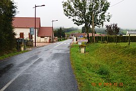 The road into Andelaroche