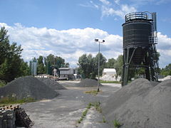 Asphalt plant in Ivanovec
