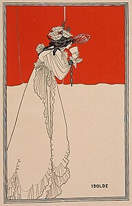 Isolde, illustration in Pan magazine, 1899