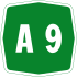 Autostrada A9 shield}}