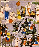 Sultan Hussain Nizam Shah I beheads Rama Raya