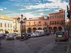 Plaza del Ayuntamiento in Benavente.