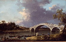 A View of Walton Bridge, 1754