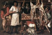 Butcher's Shop, 1580, Christ Church Picture Gallery, Oxford
