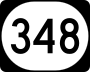 Kentucky Route 348 marker