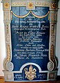 Epitaph on Magnus Friedrich Roos
