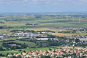 Wind turbines in Lower Normandy
