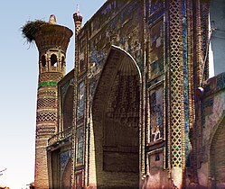 Madrasah of Muhammad Amin Tupchiboshi (now demolished) in Bukhara, circa 1912