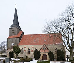 Village church in Krien