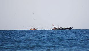 Fishing boat near Kund Malir Beach