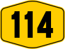 Federal Route 114 shield}}