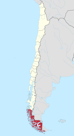 Magallanes without the Antarctican Region