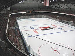 Matthews Arena interior in 2009
