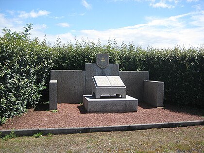 Leclerc monument in Domalain