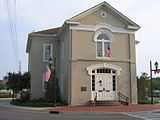 The Old Shelby County Courthouse is a defunct courthouse in Columbiana, Alabama. It was built in 1854 and added to the National Register of Historic Places on October 29, 1974.
