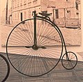 A penny-farthing in the museum