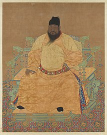 The Seated Portrait of Xuande Emperor, c. 1425–35.