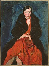 Portrait of Madeleine Castaing (c. 1929) oil on canvas, 100 × 73 cm., Metropolitan Museum of Art, New York