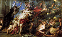 Peter Paul Rubens Consequences of War. 206 × 342 cm.