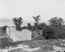 Ruinen des Fort Crown Point, N.Y. circa 1902.