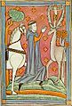 Saint Eustace, from a 13th-century English manuscript.