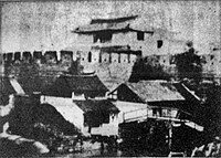 The Old West Gate or Laoximen (老西门) in the Old City of Shanghai.