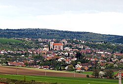 View of Sivice with Pozořice in the background
