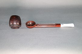 Falcon pipe with bowl detached.