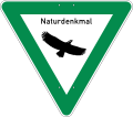 Sonderschild Naturdenkmal (Bayern, Stand 12/2007)