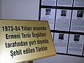 A part of the museum dedicated to Turkish diplomats assassinated by Armenian militant organizations