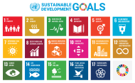 The Sustainable Development Goals promotes seventeen interlinked objectives designed to serve as a "shared blueprint for peace and prosperity for people and the planet, now and into the future". Pictured above is a diagram listing the 17 Sustainable Development Goals, which are intended to be completed by the end of the 2020s.