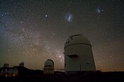 Telescope Domes clustered at La Silla