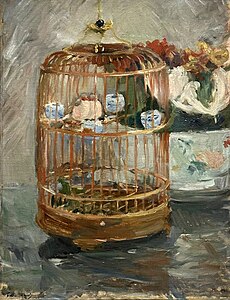The Cage (1885), Berthe Morisot