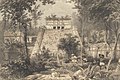 Frederick Catherwood, Main temple at Tulum, from Views of Ancient Monuments.