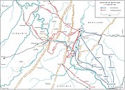 Maryland campaign, actions September 3 to 13, 1862 (Additional map 2)