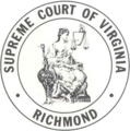 Seal of the Supreme Court of Virginia