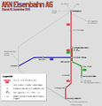 Netz der AKN Eisenbahn, Fahrplanjahr 2014