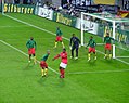 Image 13Cameroon faces Germany at Zentralstadion in Leipzig, 17 November 2004 (from Cameroon)