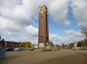 Coalville, the largest town and administrative centre of North West Leicestershire district