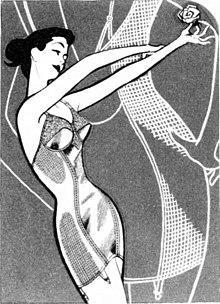Image of Gossard Corselette Advertising in 1953
